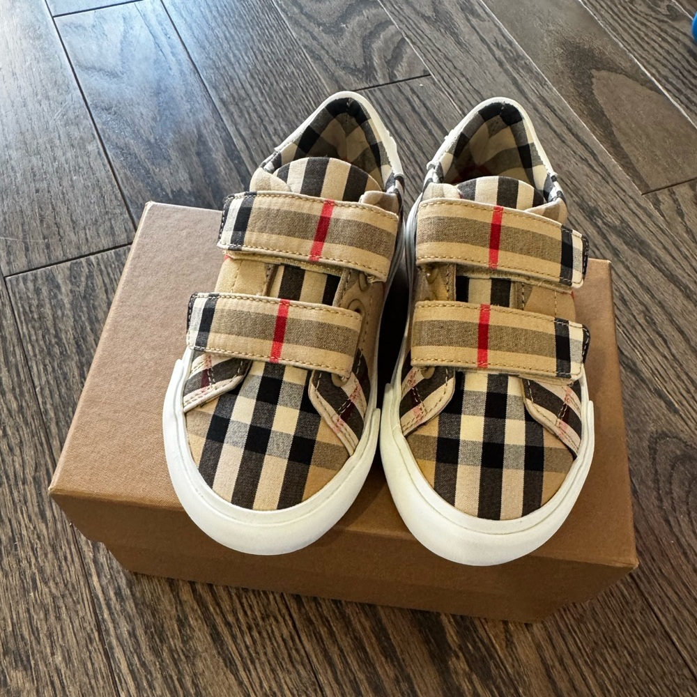 Mini Markham sneakers in Vintage Check cotton